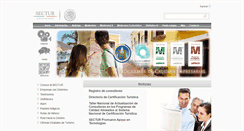 Desktop Screenshot of calidad.sectur.gob.mx